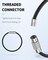 4 Inch Wire Keychain Cable in 6 Assorted Colors Large Stainless Steel Key Ring Loop Holder for Outdoor Hiking Heavy Duty Connectable Luggage Tag Keeper for Sport and Travel, 12 Pack